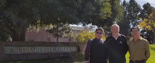 san diego city college sign and 3 spanish language adjuncts